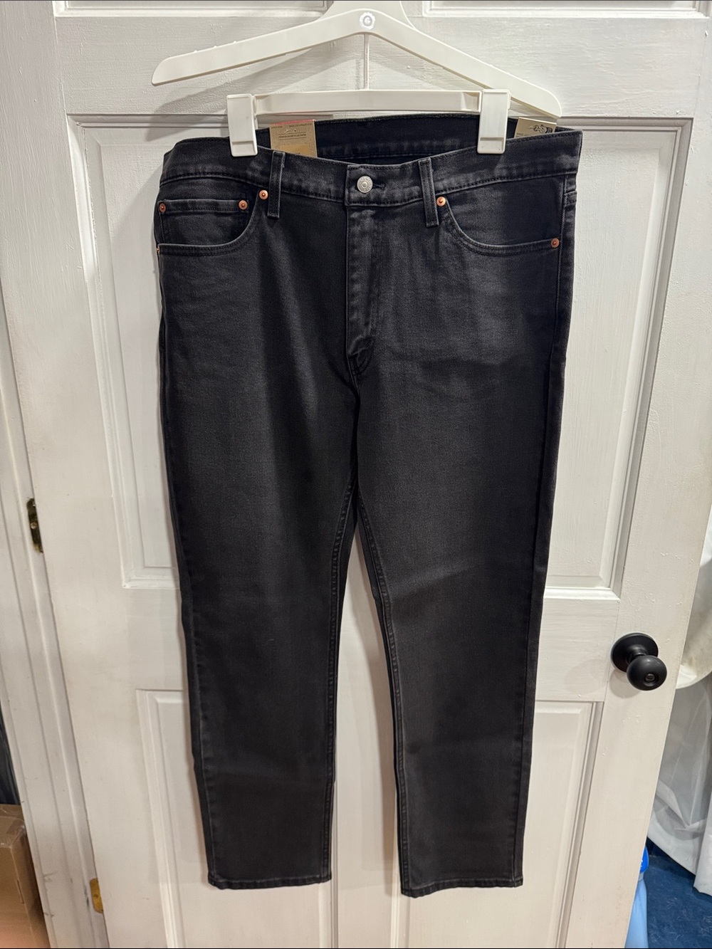 Levi's 511 Slim Jeans in Washed Black (W36 L30)